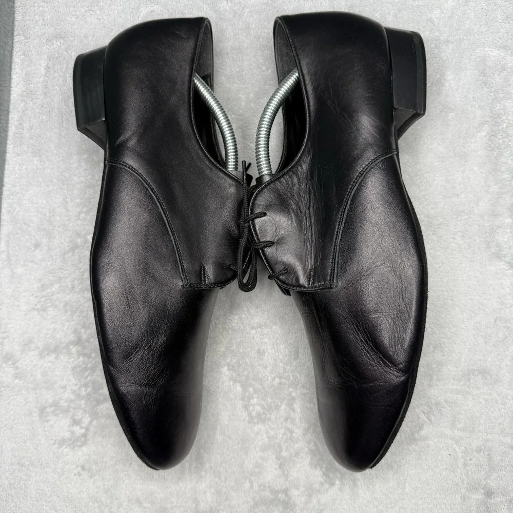 Supadance Men's Ballroom Dance Shoes UK 10.5 US 11.5 Black Leather Suede England